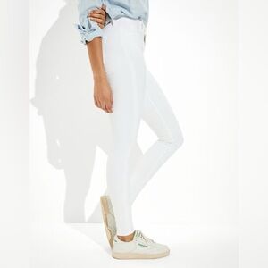 American Eagle Outfitters Women's Cream Skinny Jeans